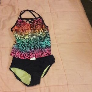 Art Class Girls two-piece swimsuit NWT
